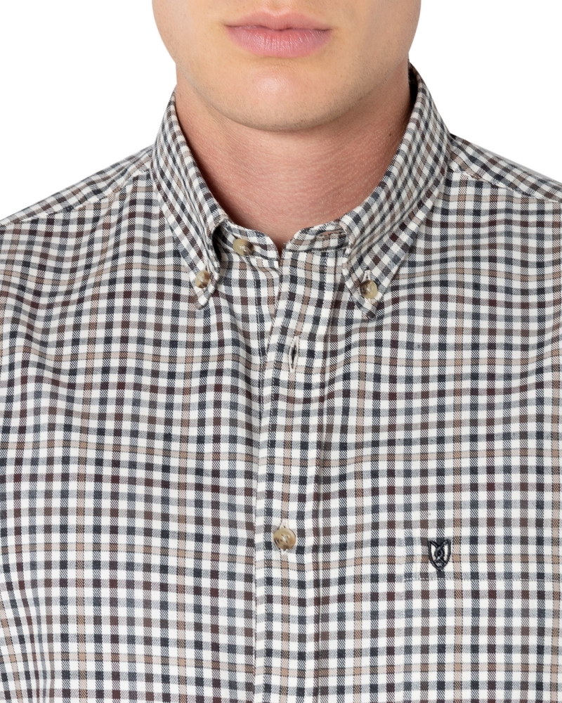 ΑΝΔΡΙΚΟ ΠΟΥΚΑΜΙΣΟ ΚΑΡΟ ΦΑΝΕΛΑ REGULAR FIT