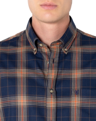 ΑΝΔΡΙΚΟ ΠΟΥΚΑΜΙΣΟ ΚΑΡΟ ΦΑΝΕΛΑ REGULAR FIT thumb