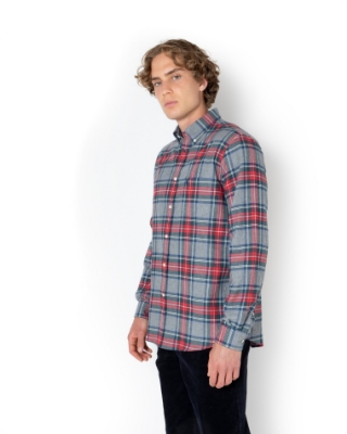 ΑΝΔΡΙΚΟ ΠΟΥΚΑΜΙΣΟ ΚΑΡΟ ΦΑΝΕΛΑ REGULAR FIT thumb