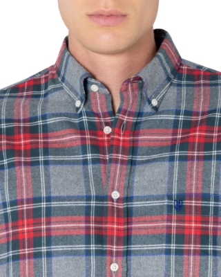 ΑΝΔΡΙΚΟ ΠΟΥΚΑΜΙΣΟ ΚΑΡΟ ΦΑΝΕΛΑ REGULAR FIT thumb