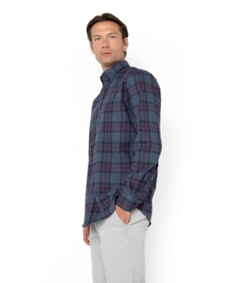 ΑΝΔΡΙΚΟ ΠΟΥΚΑΜΙΣΟ ΚΑΡΟ ΦΑΝΕΛΑ REGULAR FIT thumb