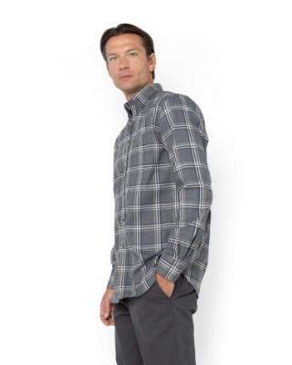 	ΑΝΔΡΙΚΟ ΠΟΥΚΑΜΙΣΟ ΚΑΡΟ ΦΑΝΕΛΑ REGULAR FIT thumb