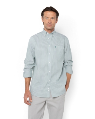 	ΑΝΔΡΙΚΟ ΠΟΥΚΑΜΙΣΟ ΡΙΓΕΣ ΠΟΠΛΙΝΑ REGULAR FIT thumb