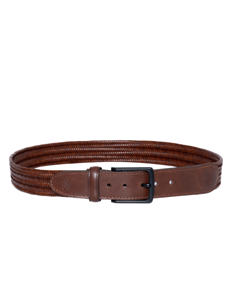 ΖΩΝΗ ΔΕΡΜΑΤΙΝΗ CASUAL ΠΛΕΞΟΥΔΑ ΚΑΦΕ