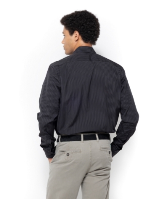 ΑΝΔΡΙΚΟ ΠΟΥΚΑΜΙΣΟ ΡΙΓΕΣ ΠΟΠΛΙΝΑ CUSTOM FIT thumb