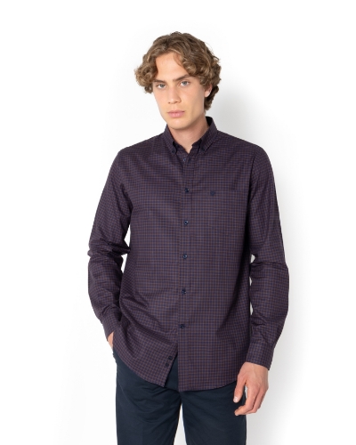 ΑΝΔΡΙΚΟ ΠΟΥΚΑΜΙΣΟ ΚΑΡΟ TWILL REGULAR FIT