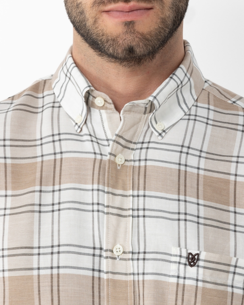 ΑΝΔΡΙΚΟ ΠΟΥΚΑΜΙΣΟ ΚΑΡΟ TWILL REGULAR FIT