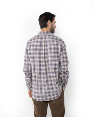 ΑΝΔΡΙΚΟ ΠΟΥΚΑΜΙΣΟ ΚΑΡΟ ΦΑΝΕΛΑ REGULAR FIT thumb