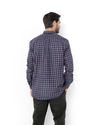 ΑΝΔΡΙΚΟ ΠΟΥΚΑΜΙΣΟ ΚΑΡΟ ΦΑΝΕΛΑ REGULAR FIT thumb