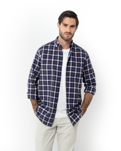 ΑΝΔΡΙΚΟ ΠΟΥΚΑΜΙΣΟ ΚΑΡΟ TWILL REGULAR FIT