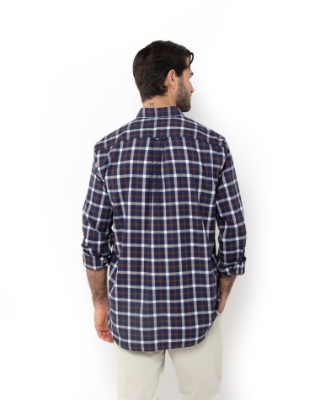 ΑΝΔΡΙΚΟ ΠΟΥΚΑΜΙΣΟ ΚΑΡΟ TWILL REGULAR FIT thumb