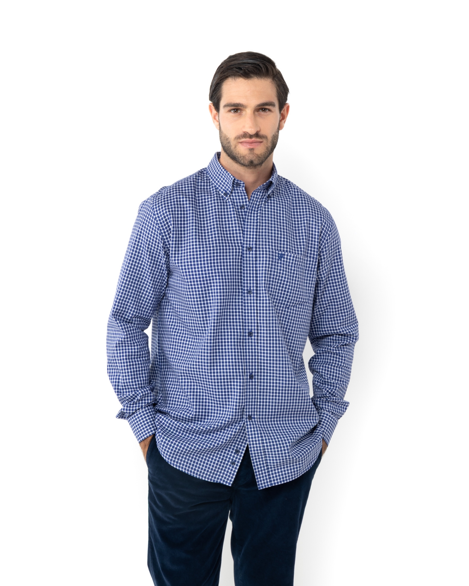 ΑΝΔΡΙΚΟ ΠΟΥΚΑΜΙΣΟ ΚΑΡΟ TWILL REGULAR FIT