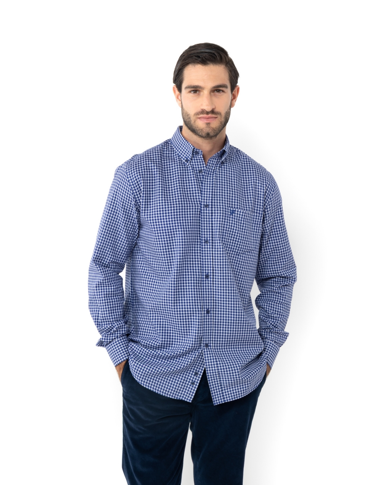 ΑΝΔΡΙΚΟ ΠΟΥΚΑΜΙΣΟ ΚΑΡΟ TWILL REGULAR FIT