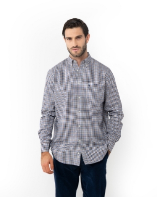 	ΑΝΔΡΙΚΟ ΠΟΥΚΑΜΙΣΟ ΚΑΡΟ TWILL REGULAR FIT thumb