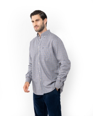 	ΑΝΔΡΙΚΟ ΠΟΥΚΑΜΙΣΟ ΚΑΡΟ TWILL REGULAR FIT thumb