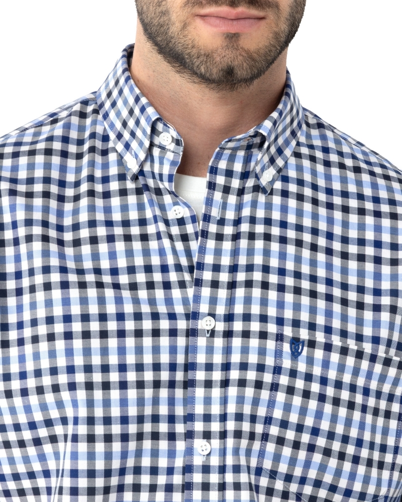 ΑΝΔΡΙΚΟ ΠΟΥΚΑΜΙΣΟ ΚΑΡΟ TWILL REGULAR FIT