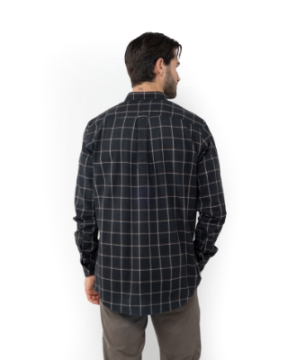 ΑΝΔΡΙΚΟ ΠΟΥΚΑΜΙΣΟ ΚΑΡΟ ΦΑΝΕΛΑ REGULAR FIT thumb