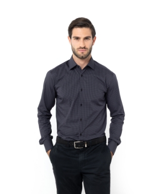 ΠΟΥΚΑΜΙΣΟ ΚΑΡΟ ΠΟΠΛΙΝΑ SLIM FIT thumb