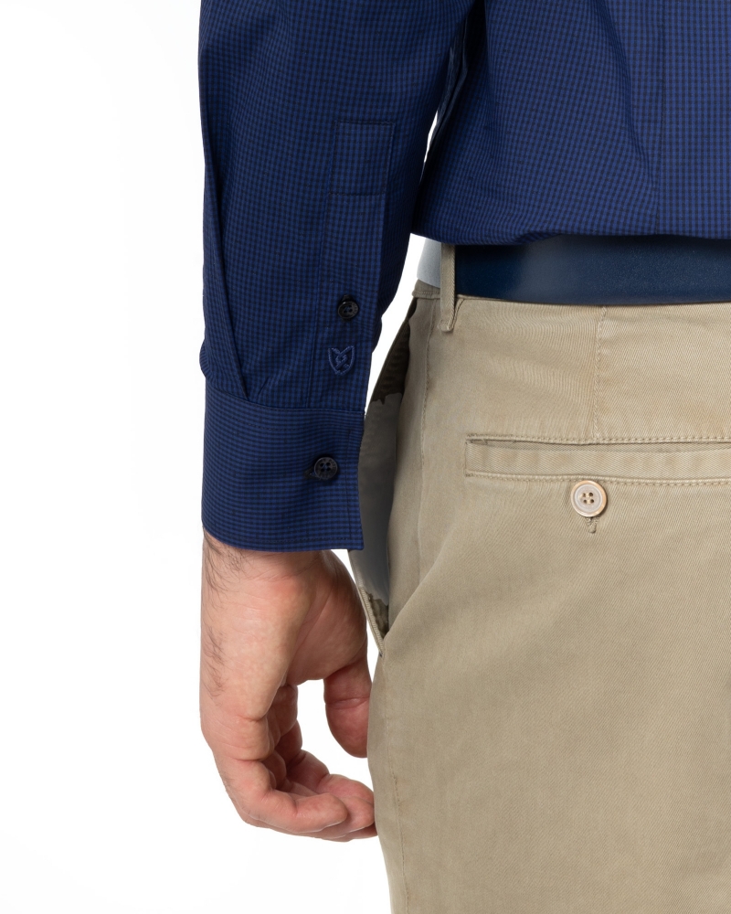 ΠΟΥΚΑΜΙΣΟ ΚΑΡΟ ΠΟΠΛΙΝΑ SLIM FIT