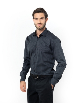 ΠΟΥΚΑΜΙΣΟ ΡΙΓΕΣ ΠΟΠΛΙΝΑ SLIM FIT thumb