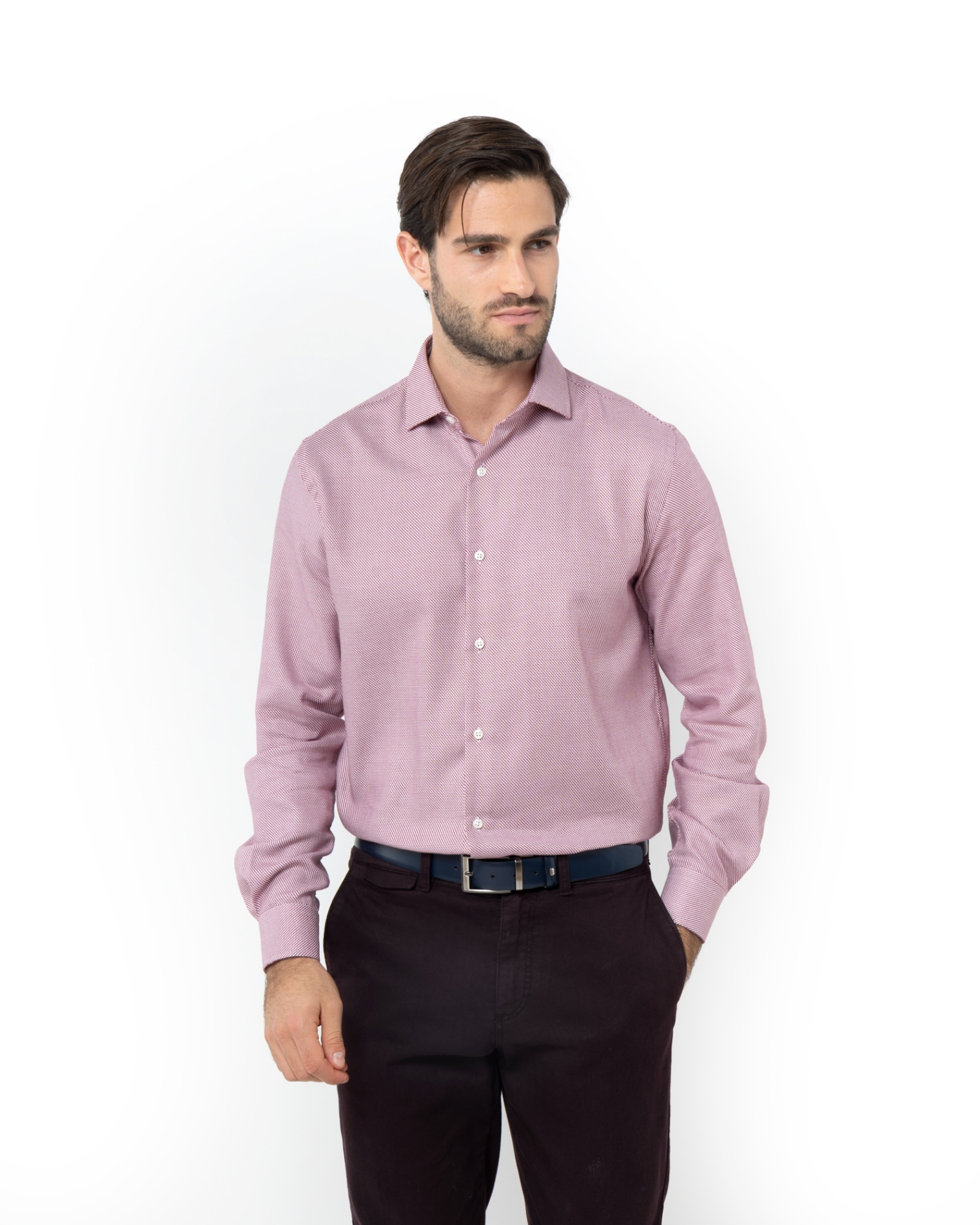 ΠΟΥΚΑΜΙΣΟ ΜΙΚΡΟΣΧΕΔΙΑΣΤΟ ΚΟΚΚΙΝΟ CUSTOM FIT