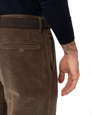 ΑΝΔΡΙΚΟ ΠΑΝΤΕΛΟΝΙ ΚΟΤΛΕ ΣΚΟΥΡΟ ΜΠΕΖ REGULAR FIT thumb