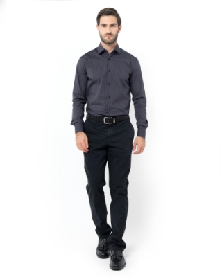 	ΠΑΝΤΕΛΟΝΙ ΚΑΠΑΡΤΙΝΑ ΜΑΥΡΟ REGULAR FIT thumb