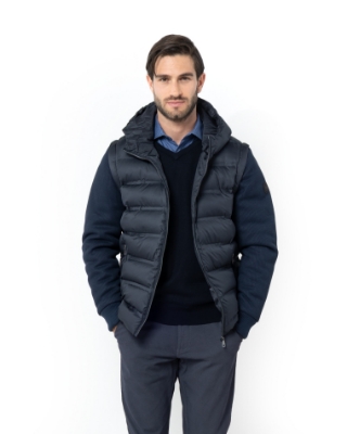 ΜΠΛΕ ΜΠΟΥΦΑΝ BOMBER REGULAR FIT thumb