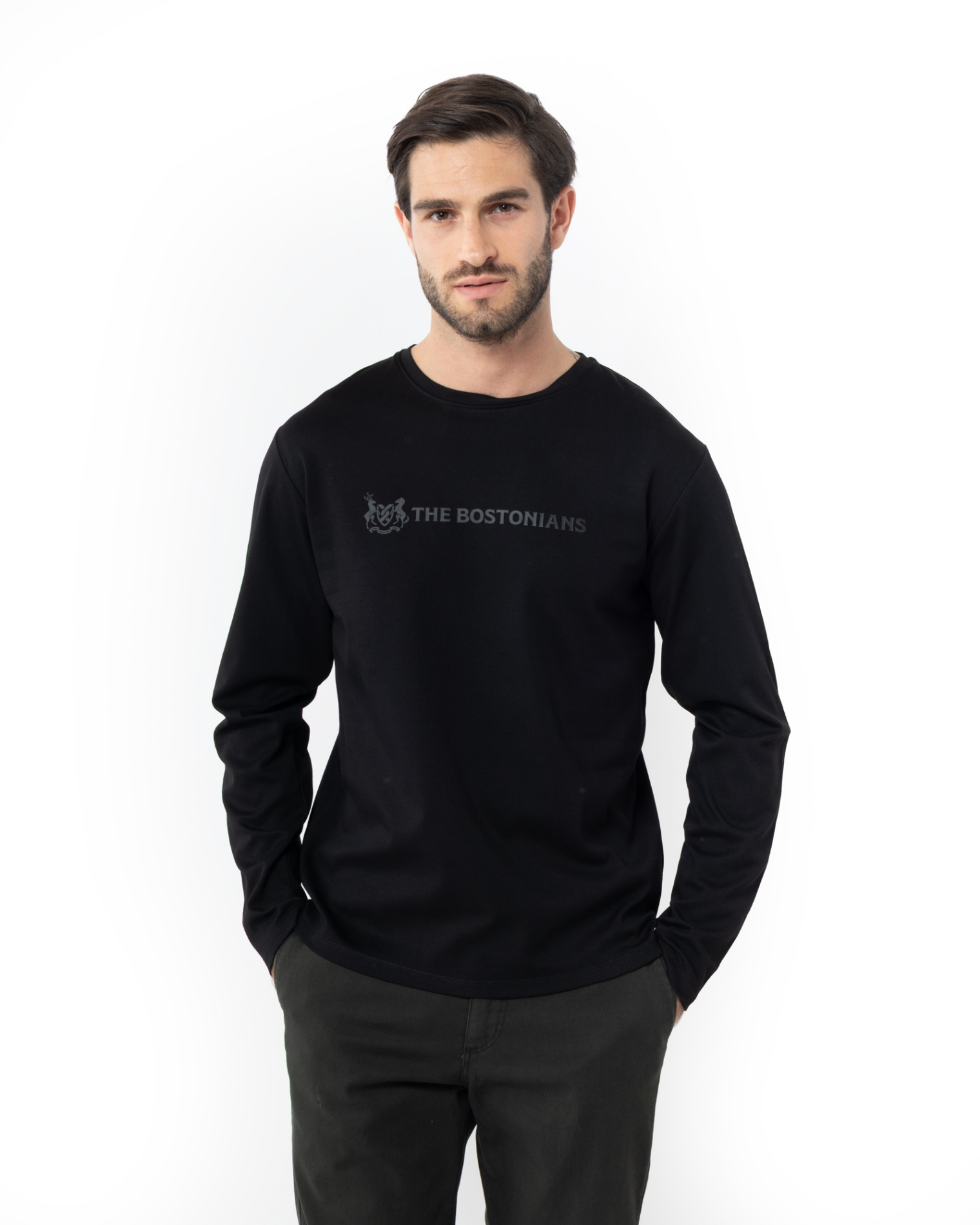 	ΜΠΛΟΥΖΑ T-SHIRT REGULAR FIT ΜΑΥΡΟ