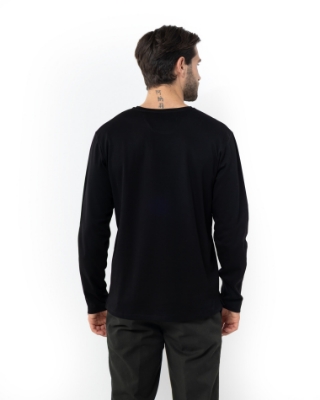 	ΜΠΛΟΥΖΑ T-SHIRT REGULAR FIT ΜΑΥΡΟ thumb