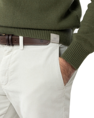 ΠΛΕΚΤΟ JAQUARD ΛΑΙΜΟΚΟΨΗ REGULAR FIT thumb