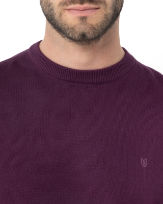 ΜΠΟΡΝΤΟ ΑΝΔΡΙΚΟ ΠΛΕΚΤΟ ΛΑΙΜΟΚΟΨΗ REGULAR FIT thumb