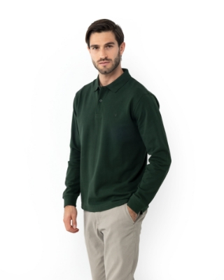 ΜΠΛΟΥΖΑ POLO PIQUE ΠΡΑΣΙΝΟ thumb