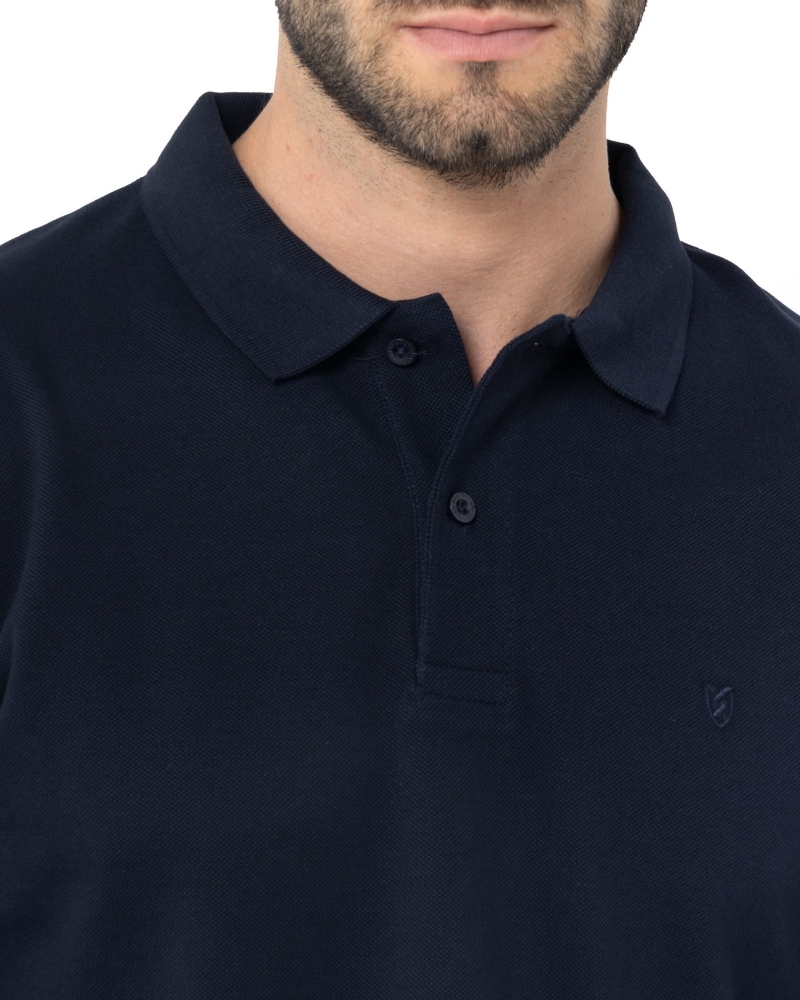 ΜΠΛΟΥΖΑ POLO PIQUE ΜΠΛΕ