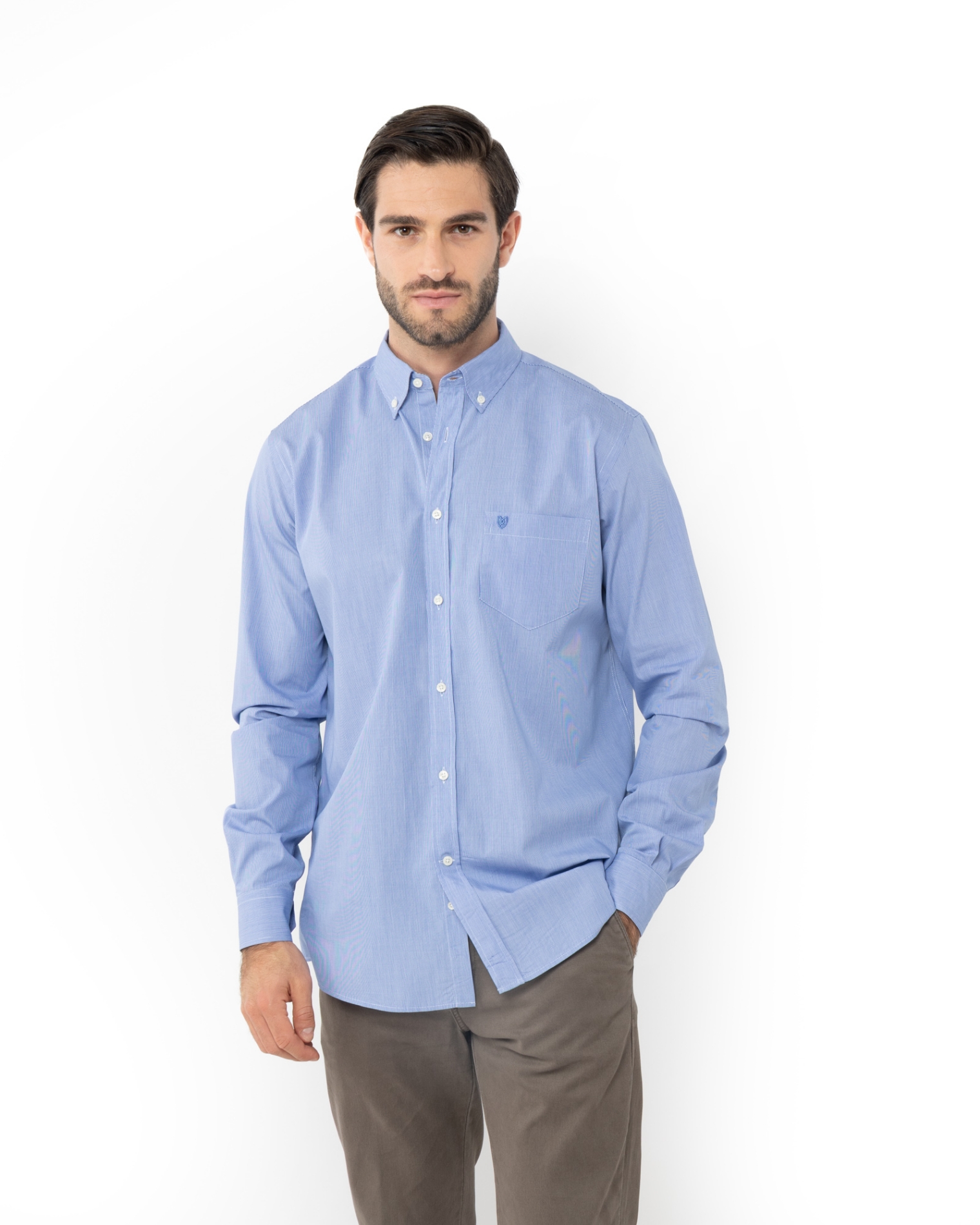 ΠΟΥΚΑΜΙΣΟ ΠΟΠΛΙΝΑ REGULAR ΓΑΛΑΖΙΟ