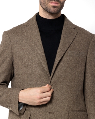 ΑΝΔΡΙΚΟ ΣΑΚΑΚΙ TWEED REGULAR FIT thumb