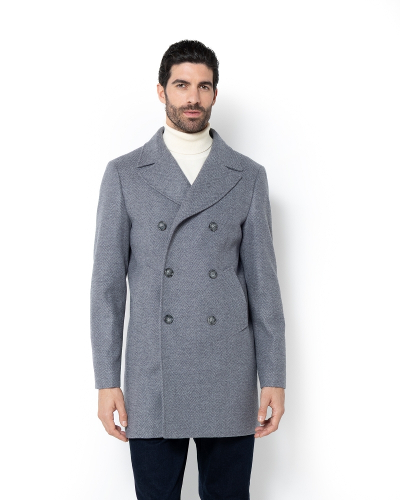 ΑΝΔΡΙΚΟ ΠΑΛΤΟ CUSTOM FIT ΓΚΡΙ