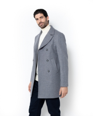 ΑΝΔΡΙΚΟ ΠΑΛΤΟ CUSTOM FIT ΓΚΡΙ thumb