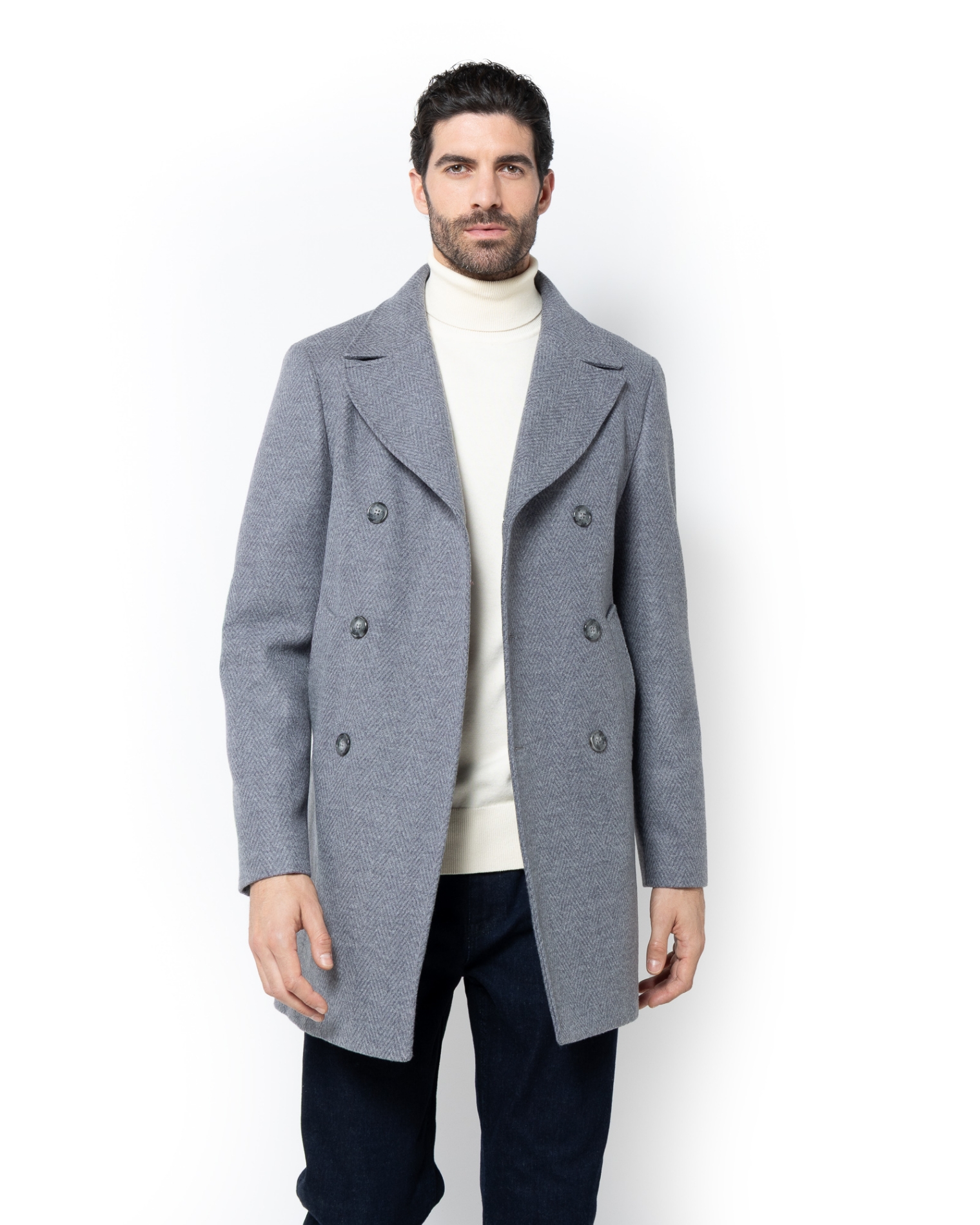 ΑΝΔΡΙΚΟ ΠΑΛΤΟ CUSTOM FIT ΓΚΡΙ