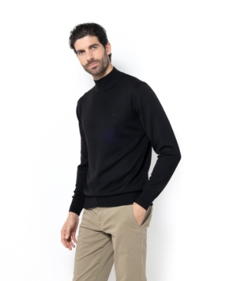 	ΠΛΕΚΤΟ MERINO ΛΟΥΠΕΤΟ ΜΑΥΡΟ thumb