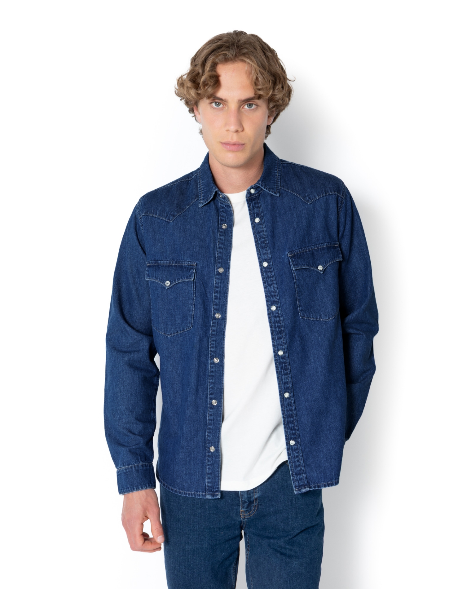 ΠΟΥΚΑΜΙΣΟ DENIM REGULAR FIT