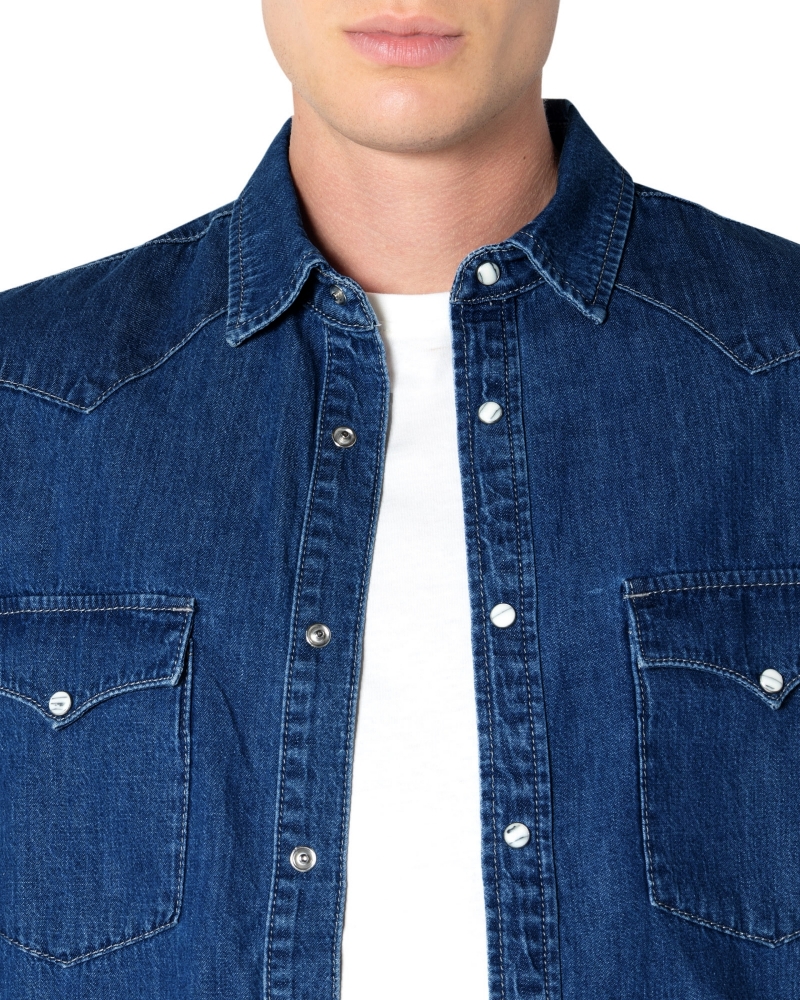 ΠΟΥΚΑΜΙΣΟ DENIM REGULAR FIT