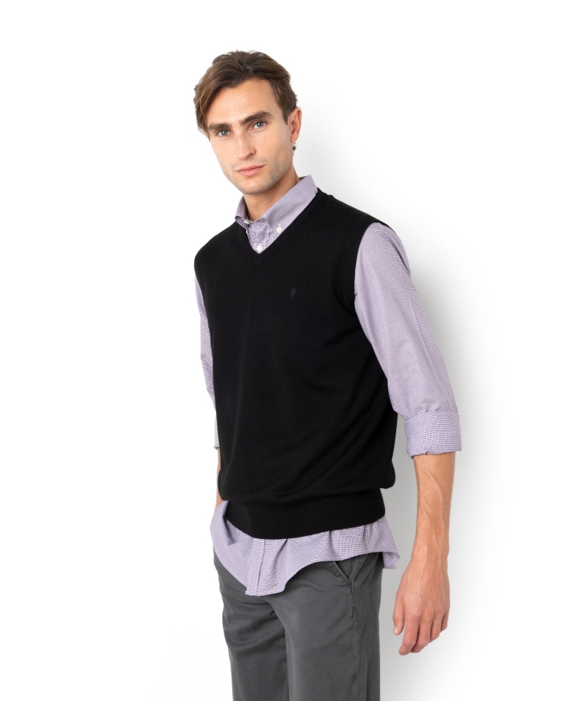 ΠΛΕΚΤΟ MERINO ΑΜΑΝΙΚΟ ΜΑΥΡΟ