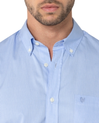 BIG & TALL ΠΟΥΚΑΜΙΣΟ ΚΑΡΟ ΠΟΠΛΙΝΑ thumb