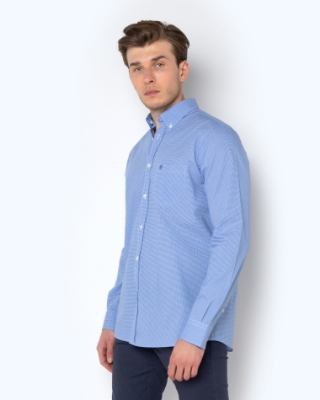 BIG & TALL ΠΟΥΚΑΜΙΣΟ ΚΑΡΟ ΠΟΠΛΙΝΑ thumb