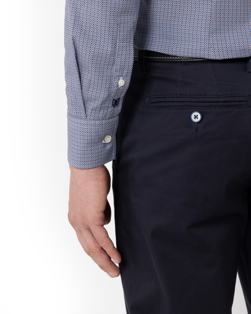 ΠΟΥΚΑΜΙΣΟ DIGITAL PRINT ΠΟΠΛΙΝΑ SLIM FIT