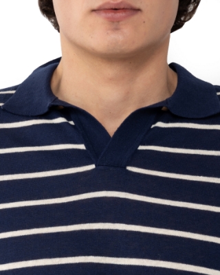 ΑΝΔΡΙΚΟ POLO ΚΝΙΤ ΡΙΓΕ thumb