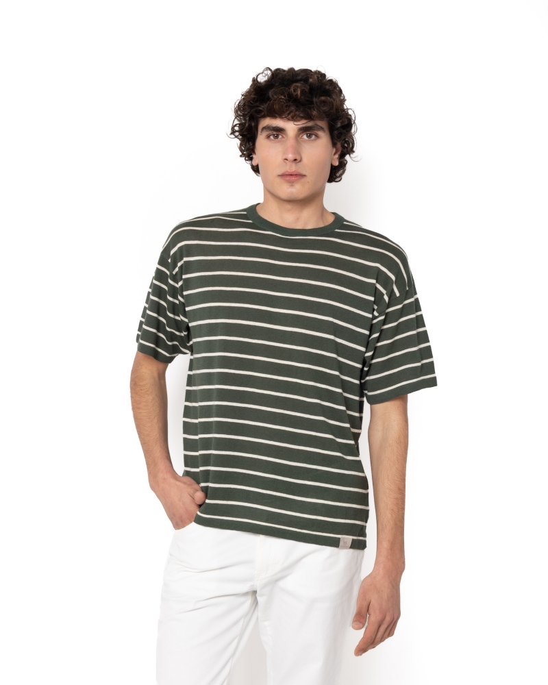 ΑΝΔΡΙΚΟ T-SHIRT ΠΛΕΚΤΟ ΡΙΓΕΣ