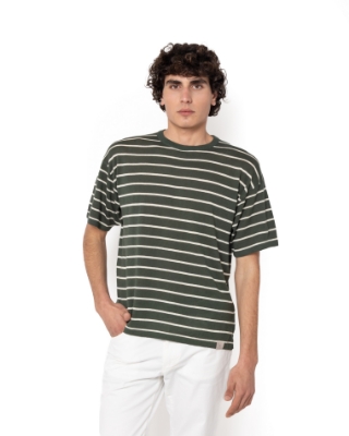 ΑΝΔΡΙΚΟ T-SHIRT ΠΛΕΚΤΟ ΡΙΓΕΣ thumb