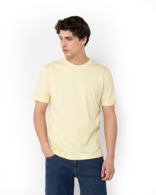ΑΝΔΡΙΚΟ T-SHIRT REGULAR FIT ΑΝΟΙΧΤΟ ΚΙΤΡΙΝΟ thumb